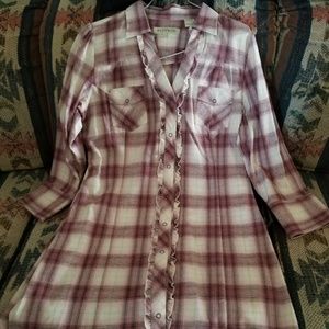 Stetson flannel dress.